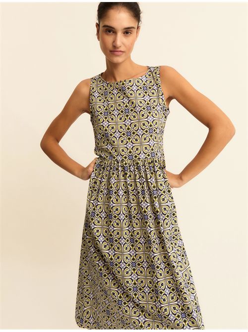 Abito in popeline stampato - PERVINCA EMME MARELLA | EMMGESTR148/009